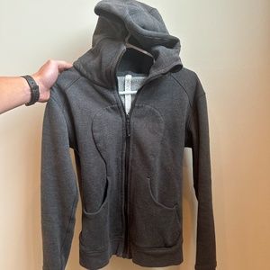 Lululemon Grey Scuba Full-Zip Hoodie